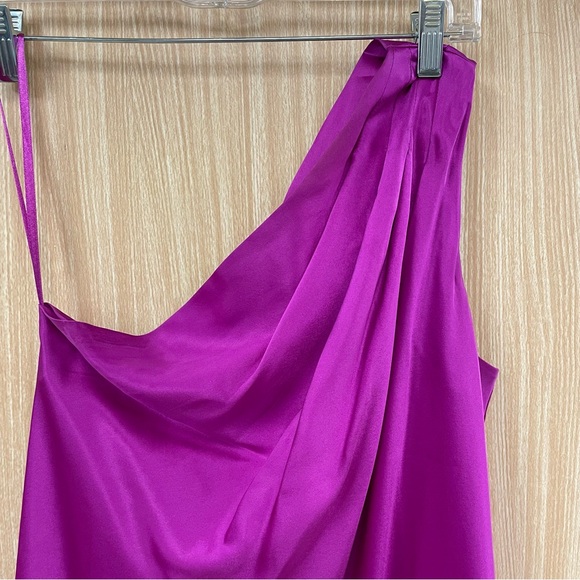 Banana Republic purple silk dress size 6 - Picture 2 of 5